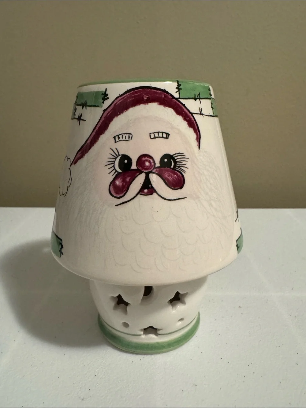 Vintage Ceramic Candle Holder